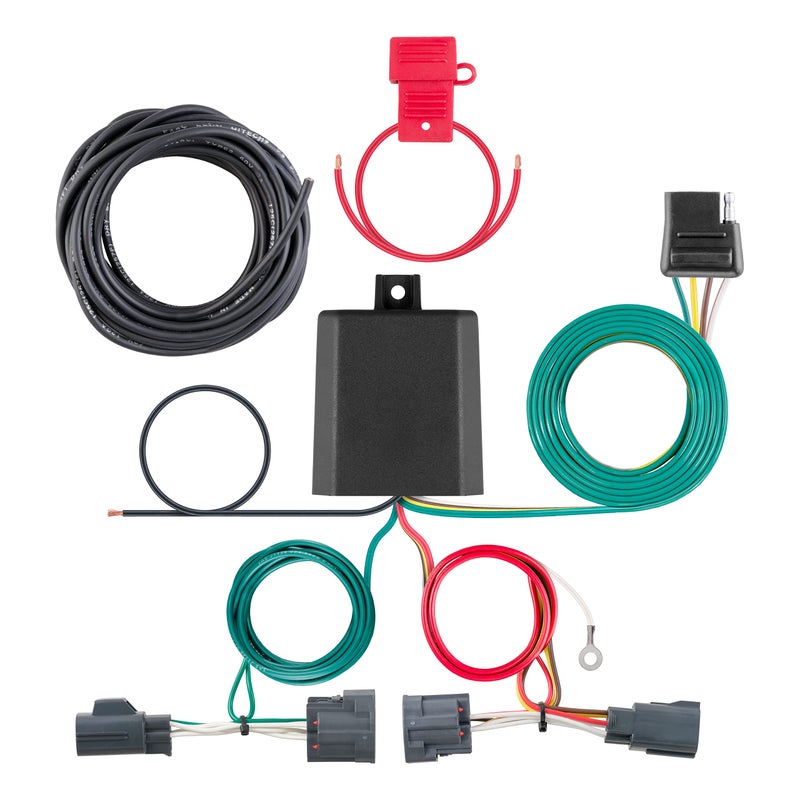 CURT 56334 Vehicle-Side Custom 4-Pin Trailer Wiring Harness, Fits Select Dodge Nitro, Jeep Liberty - Image 1
